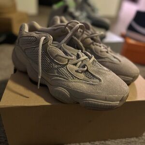 Yeezy 500. Clean. Worn sparingly. Fits snug.
